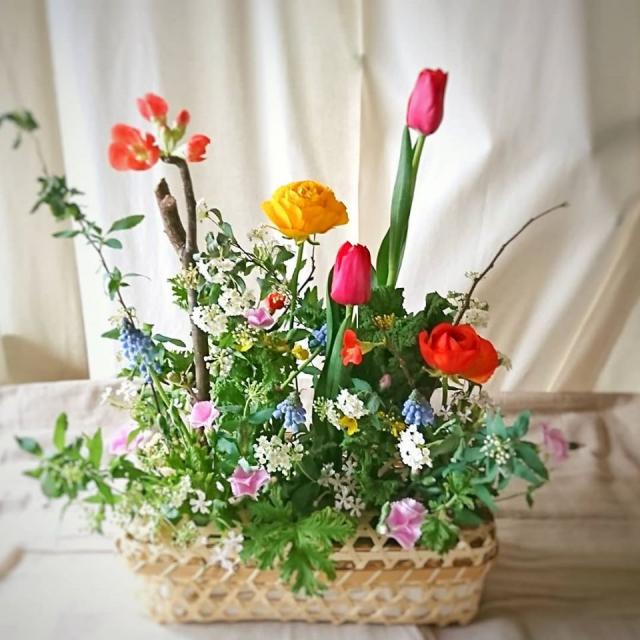 <オンライン対応>京都 お花教室・フラワーアレンジメント AMBRIDGE ROSE/アンブリッジローズ:三ッ星レッスン 岡山
